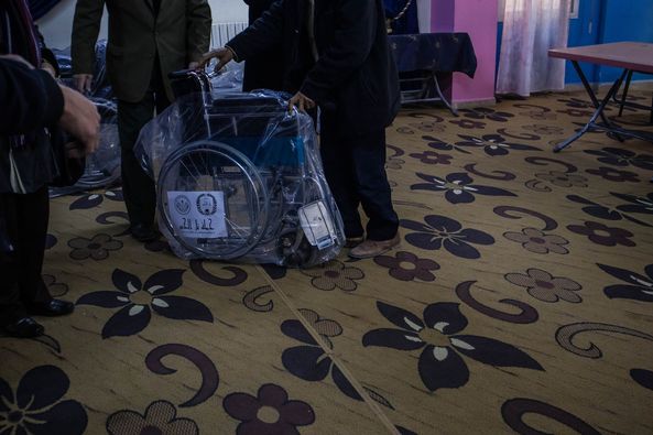 أثناء الإشراف على توزيع تبرعاتكم في مدينة اللاذقية🙏